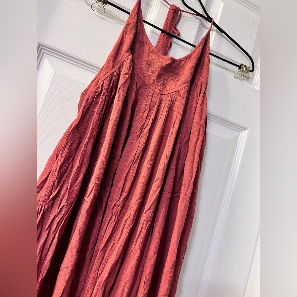 ⭐️Free People Embroidered Elaine Maxi Slip/Dress - Picture 5 of 10